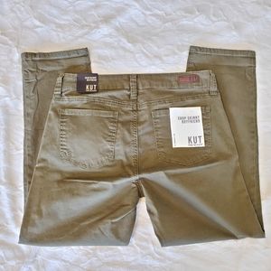 KUT from the Kloth Crop Skinny Boyfriend Pants NWT